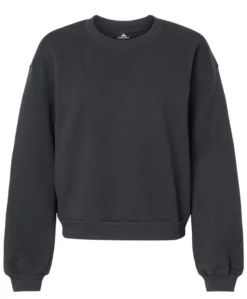 Koloa Women's Fleece Crewneck Sweatshirt -Infinite Trendy Black 02976.1709761682