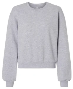 Koloa Women's Fleece Crewneck Sweatshirt -Infinite Trendy Heather Grey 63372.1709761693
