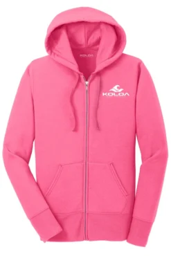 Koloa Classic Wave Women's Zip-Up Hoodie -Infinite Trendy IMG 3949 35990.1610049086