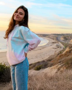 Infinite Trendy 42 Heart In Koloa Tie-Dye Hoodie