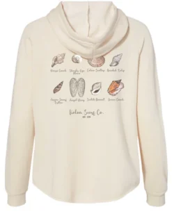 Infinite Trendy 19 Koloa Seashell Zip-Up Hoodie