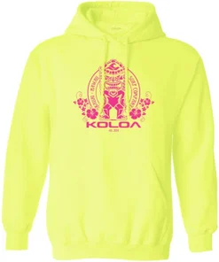 Koloa Tiki Flowers Hoodie