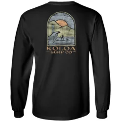 Koloa Island Life Long Sleeve T-Shirt -Infinite Trendy BLACK BACK 25 57174.1695422250