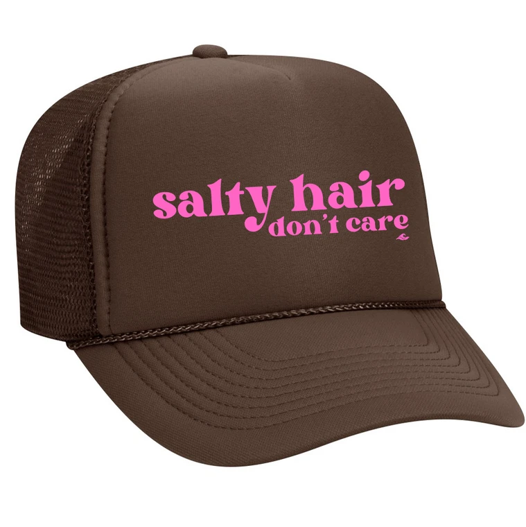 Koloa Salty Hair, Don't Care Foam Trucker Hat 2 Koloa Salty Hair, Don't Care Foam Trucker Hat - Image 2