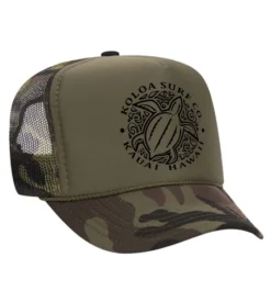 Koloa Honu Turtle Foam Trucker Hat -Infinite Trendy DARK CAMO 36999.1710367825
