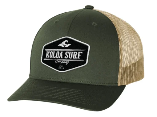 Koloa Daze Retro Trucker Cap 5 Koloa Daze Retro Trucker Cap -Infinite Trendy GREEN TAN 54596.1715187223