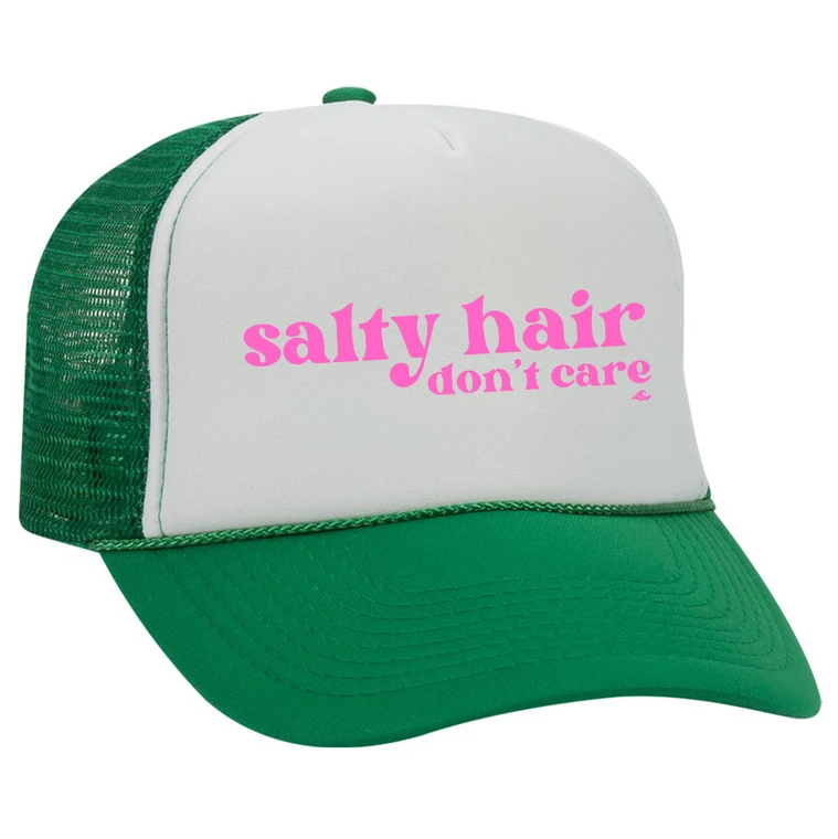 Koloa Salty Hair, Don't Care Foam Trucker Hat 9 Koloa Salty Hair, Don't Care Foam Trucker Hat - Image 9
