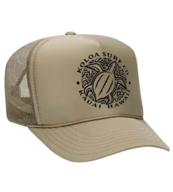 Koloa Honu Turtle Foam Trucker Hat -Infinite Trendy KHAKI 63094.1710367825