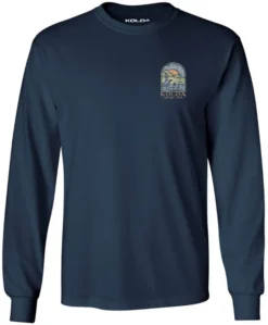 Koloa Island Life Long Sleeve T-Shirt -Infinite Trendy NAVY FRONT 15 35368.1695422244