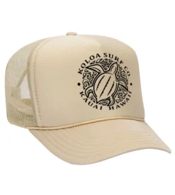 Koloa Honu Turtle Foam Trucker Hat -Infinite Trendy TAN 68544.1710367824