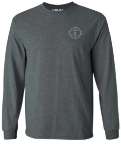 Koloa Alaia Long Sleeve T-Shirt -Infinite Trendy dark heather front 11696.1663036879