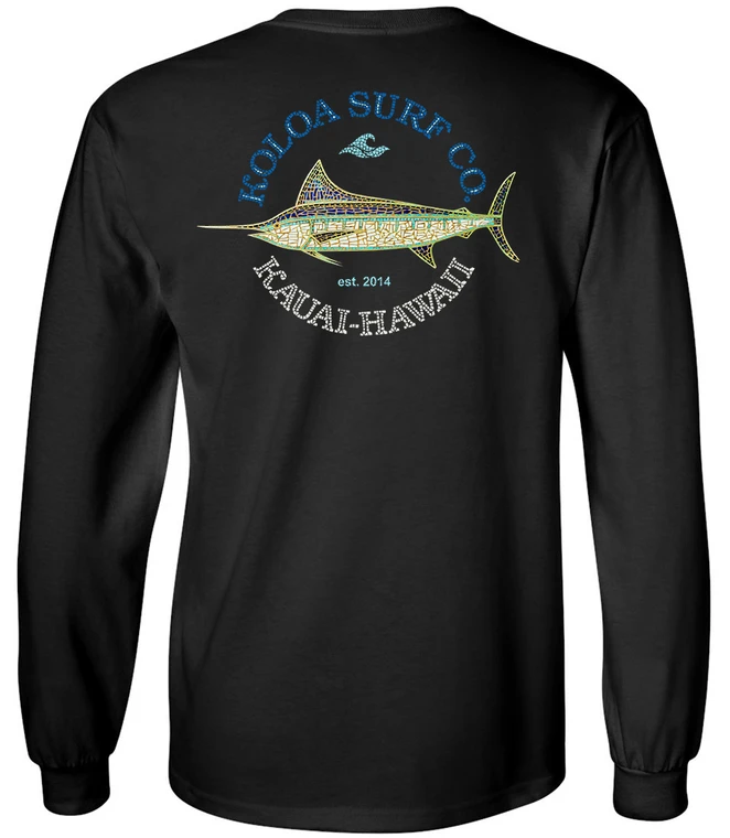 Koloa Mosaic Fish Long Sleeve T-Shirt 1 Koloa Mosaic Fish Long Sleeve T-Shirt